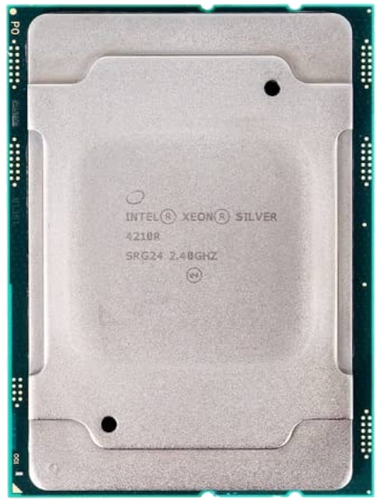 Intel Xeon Silver 4210R - 10-Cores 20-Threads, 2.40Ghz Base 3.20Ghz Turbo, 13.75MB Cache, 100W P/N: SRG24
