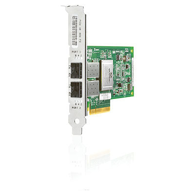 Qlogic Full Profile QLE2562 HP 2 Port 8Gb/s HBA P/N: AJ764-63002, 489191-001