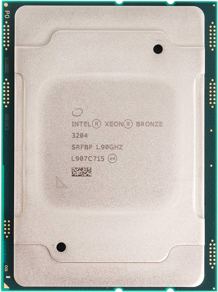 Intel Xeon Bronze 3204 - 6-Cores 6-Threads, 1.90Ghz 8.25MB Cache, 85W P/N: SRFBP