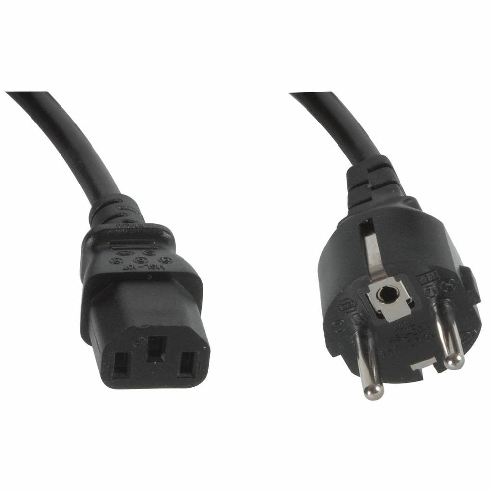 Powercord IEC320 C13 (female) to IEC320 C14 (male), 4m Black