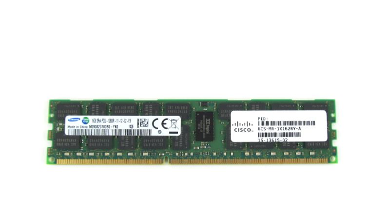 16GB 2Rx4 PC3L-12800R Samsung M393B2G70BH0-YK0 Cisco P/N: 15-13615-01