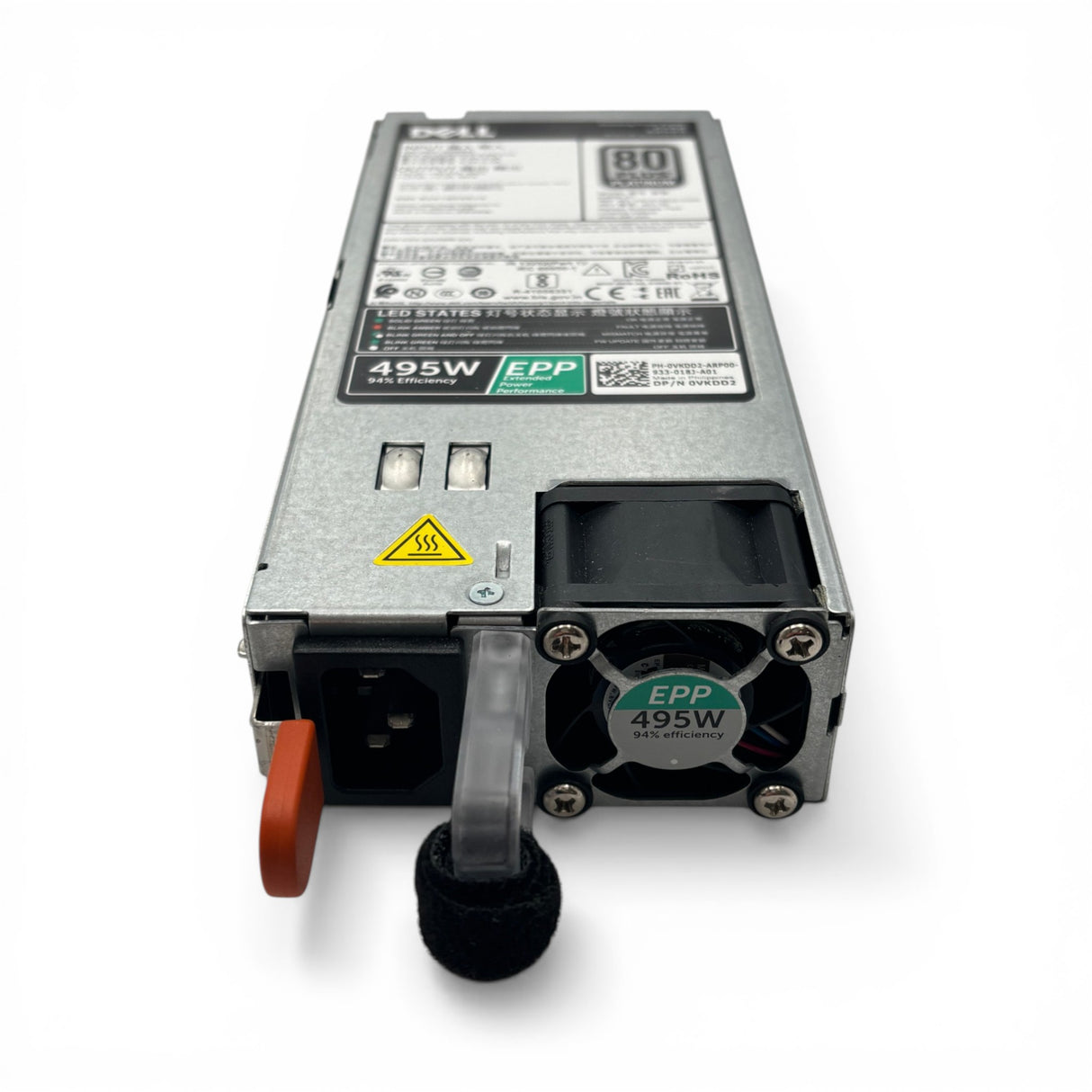Dell 495-W-Netzteil HotSwap 80 Plus Platinum, Teilenummer: 3GHW3, 03GHW3, N24MJ, 0N24MJ