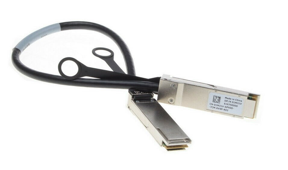 Dell Force 10 Passive Copper Network Cable QSFP-10GE-0.5M DP/N: 1M31V, 01M31V, CN-01M31V