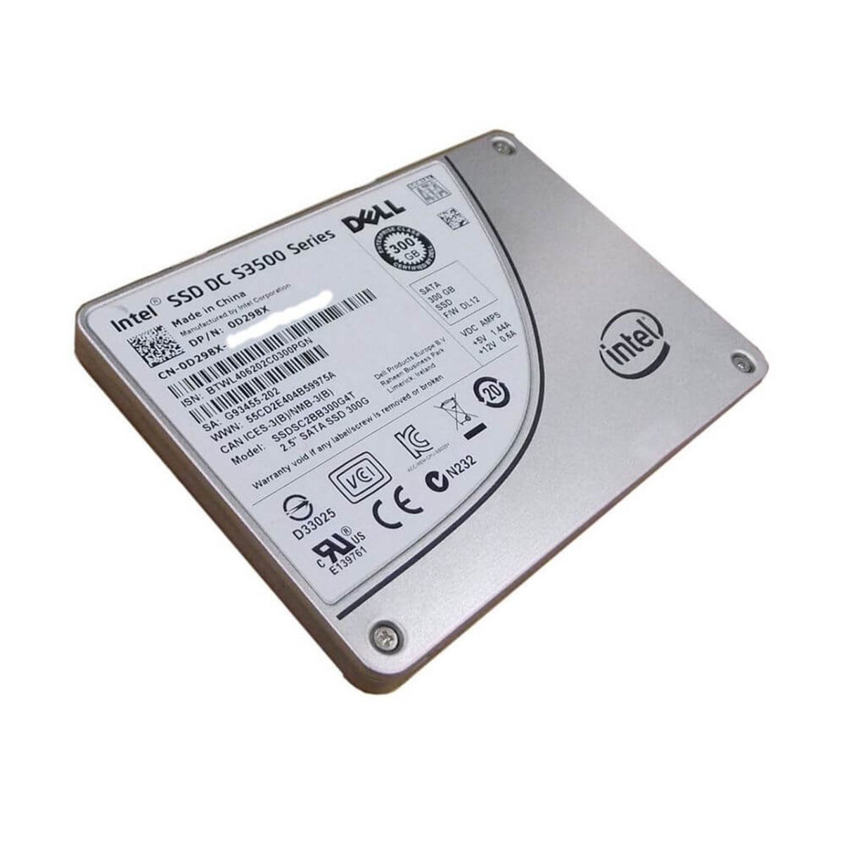 200GB SATA 2.5" 6Gbps Intel 6P5GN DELL SSDSC2BA200G3T