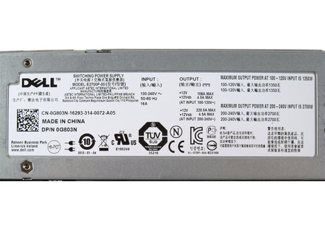 Power Supply Dell M1000E, 2700W, G803N