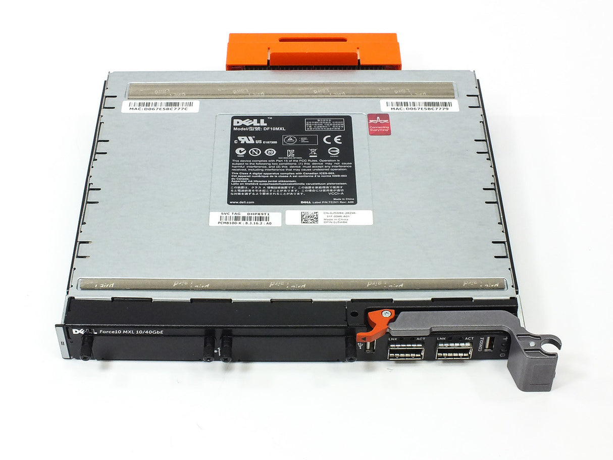 Dell Force10 MXL 10/40GbE P/N: J5W8K, 0J5W8K