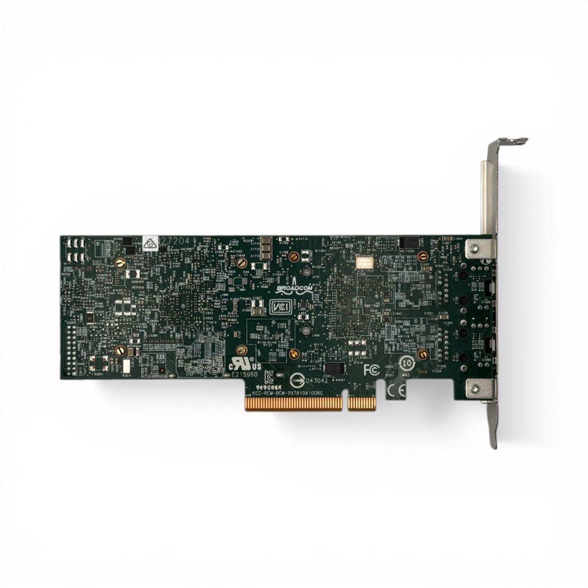 Dell Broadcom BCM957810A 2-Port 10GbE PCIe Full Profile NIC – Dell P/N: W1GCR / 0W1GCR