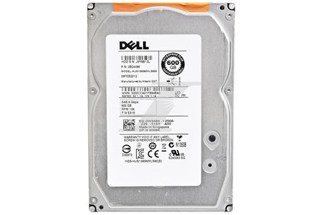 600GB 15K SAS 3.5" Dual port, 6G, ORIGINEEL DELL, W348K