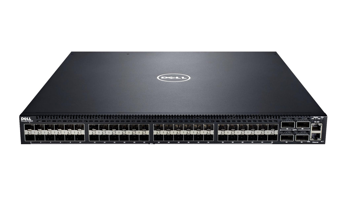 DELL Force10 S4810P-AC 2 x PSU 759-00096-02 RevF 48 Port Managed Ethernet Switch 2