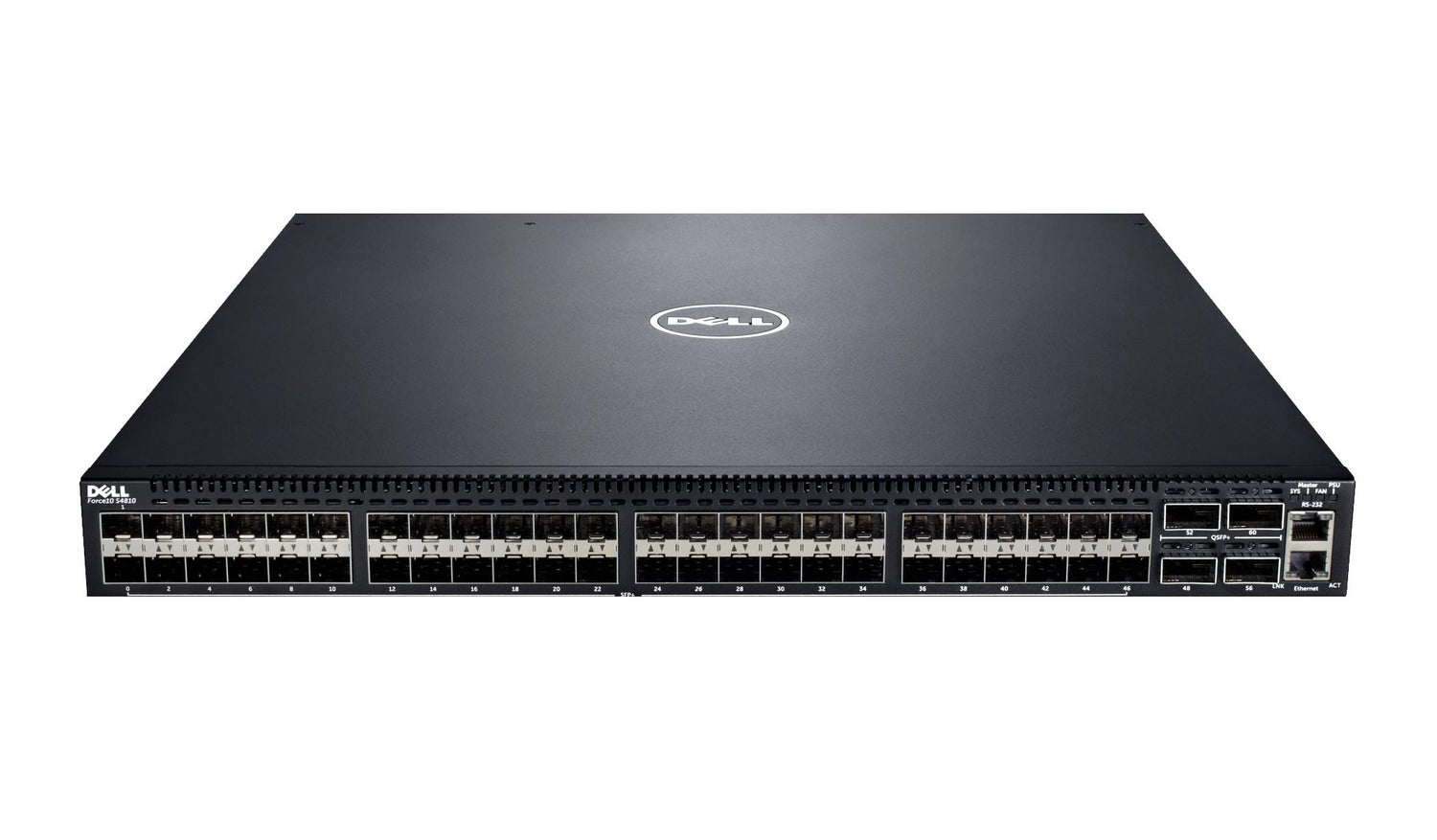 DELL Force10 S4810P-AC 2 x PSU 759-00096-02 RevF 48 Port Managed Ethernet Switch 2