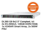 HP ProLiant DL360 G9 8x 2.5", 2x E5-2650 v3, 128GB DDR4, P440AR, 2x PSU