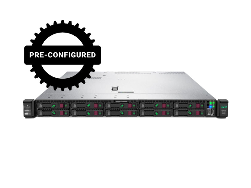 HP ProLiant DL360 G10 8x 2.5", 2x Silver 4208, 32GB DDR4, E208i-a, 2x PSU