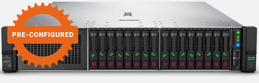 HP ProLiant DL380 G10 16x 2.5", 2x Silver 4208, 32GB DDR4, E208-a, 2x PSU