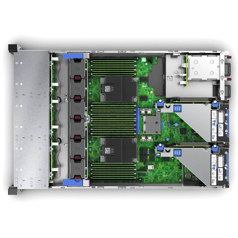 HP ProLiant DL385 Gen10, chassis + mainboard 24+2x 2.5"