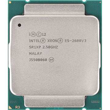 Intel Xeon E5-2680 v3 - 12-Cores 24-Threads, 2.50GHz Base 3.30GHz Turbo, 30MB Cache, 120W P/N: SR1XP