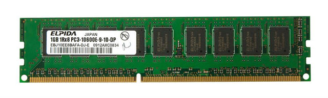 Memory Elpida 1GB 1Rx8 PC3-10600E DDR3-1333 ECC EBJ10EE8BAFA-DJ