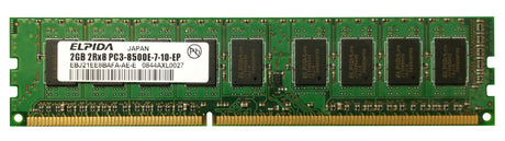 Memory Elpida 2GB 2Rx8 PC3-8500E DDR3-1066 ECC EBJ21EE8BAFA-AE