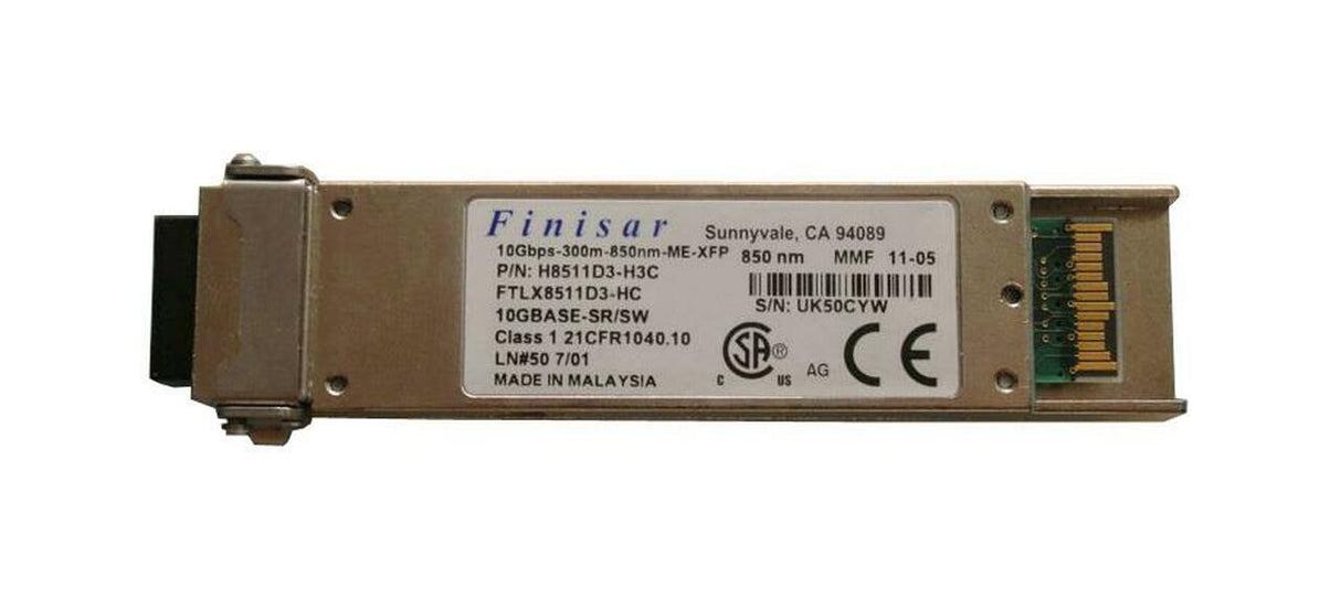 Finisar 10Gbps-300m-850nm-ME-XFP SFP P/N: H8511D3-H3C