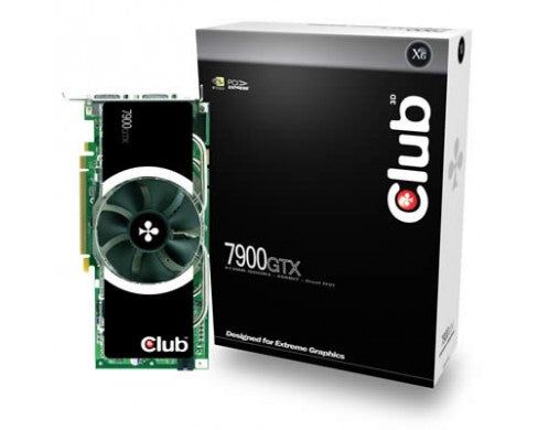 Nvidia Geforce 7900GTX (Club 3D) PCI-e x16 512MB GDDR3, 2x DVI-I, S-Videoished