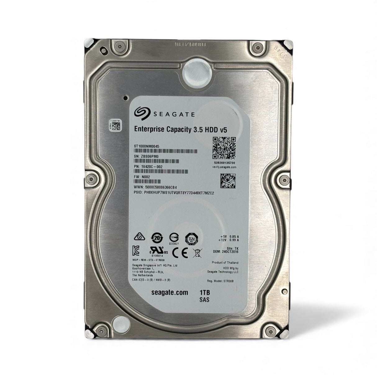 1TB 7.2K SAS 3.5" HDD SP 6G Seagate ST1000NM0045 P/N: 1V420C-002