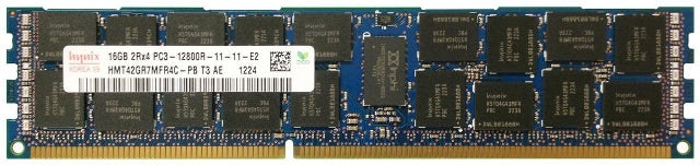 16GB 2Rx4 PC3-12800R DDR3-1600 ECC, Hynix, HP, HMT42GR7MFR4C-PB, 672612-081