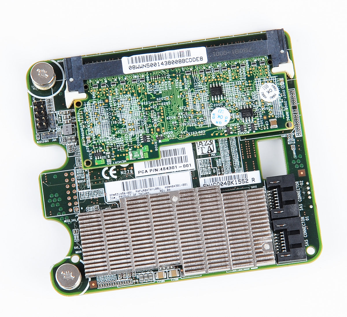 HP Smart Array P712m/zm 6Gb Mezzanine Controller Card P/N: 531456-001, 484301-001