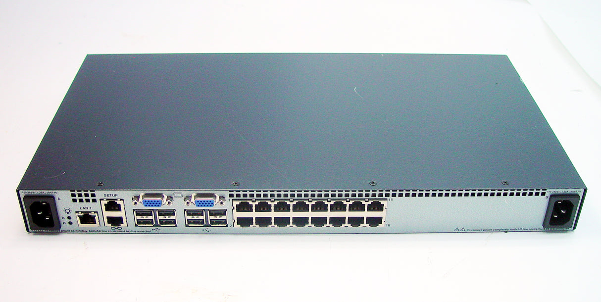 HP EO1010 KVM Server Console 16-Port, back