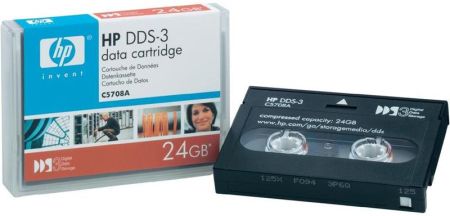 HP datatape: DDS-3 24GB Data Cartridge 125m P/N: C5708A