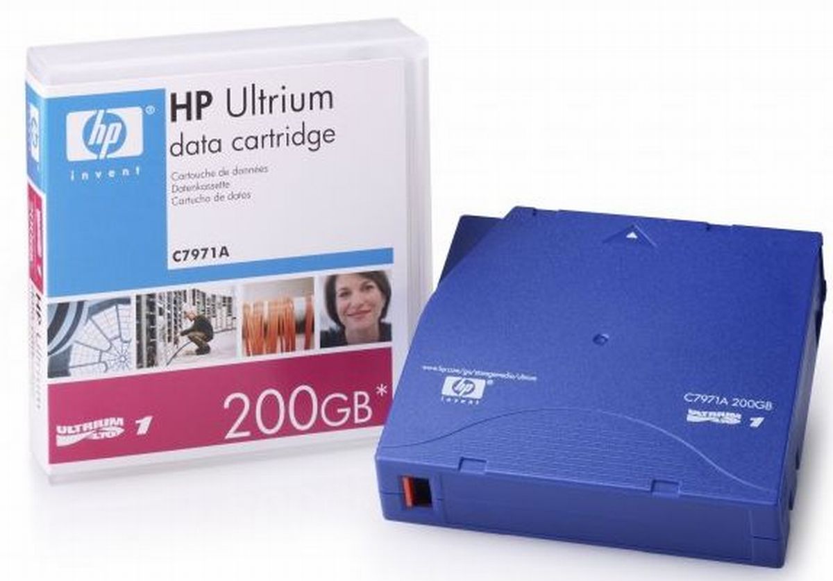 HP LTO-1 Ultrium Data Cartridge 100/200GB P/N: C7971A