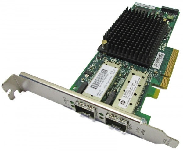 2P, 10Gb/s, FC, PCI-E, CNA, FP & LP, NC550SFP, HP, P/N: 586444-001