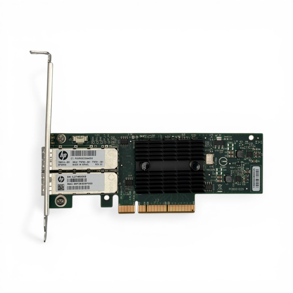HPE 10Gb 2-Port 546SFP+ Adapter Full Profile – HP P/N: 790314-001