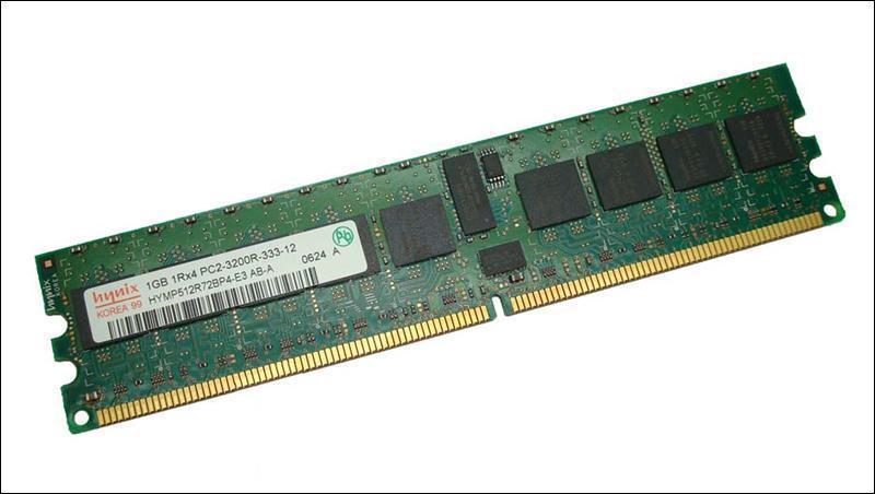 Memory Hynix 1GB 1Rx4 PC2-3200R ECC DDR2-400 HYMP512R72BP4-E3