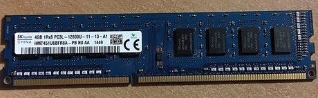 4GB 1Rx8 PC3L-12800U DDR3-1600, Hynix[P/N: HMT451U6BFR8A-PB]