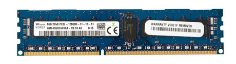 8GB 2Rx8 PC3L-12800R DDR3-1600 ECC Low Voltage, Hynix [P/N: HMT41GR7AFR8A-PB]