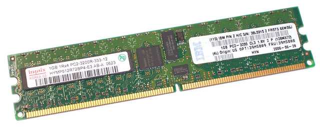 Memory Hynix IBM 1GB 1Rx4 PC2-3200R ECC DDR2-400 HYMP512R72BP4-E3