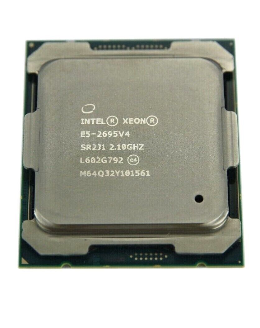 Intel Xeon E5-2695 v4 - 18-Cores 36-Threads, 2.10GHz Base 3.30GHz Turbo, 45MB Cache, 120W P/N: SR2J1