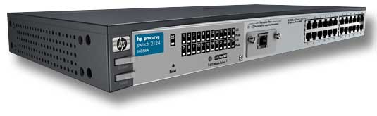 HP ProCurve2124, 24x Ethernet 100Mbps. J4868A