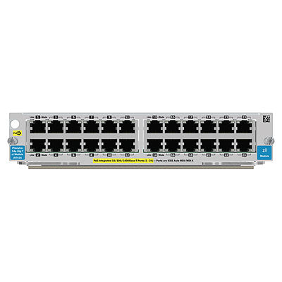 HP J8702A 24-PORT 10/100/1000 PoE Zi Module for 5400 Series Switches