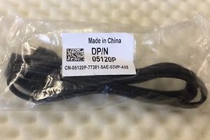 Dell AC C13 NEMA 5-15P 125V 10A 70.5" (66.5") US Kettle Lead Power Cord 1.8m P/N: GM121, 0GM121