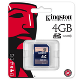 Kingston 4GB Class4 SDHC Card P/N: SD4/4GB