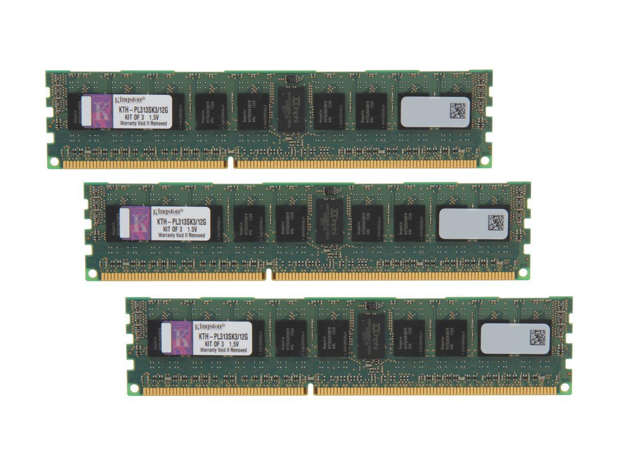 12GB 1Rx4 PC3-1333 (3x4GB) Kingston KTH-PL313K3/12G