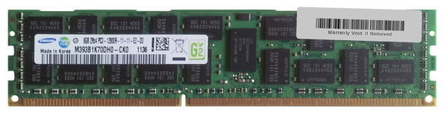 8GB 2Rx4 PC3-12800R DDR3-1600 ECC, Samsung, M393B1K70DH0-CK0