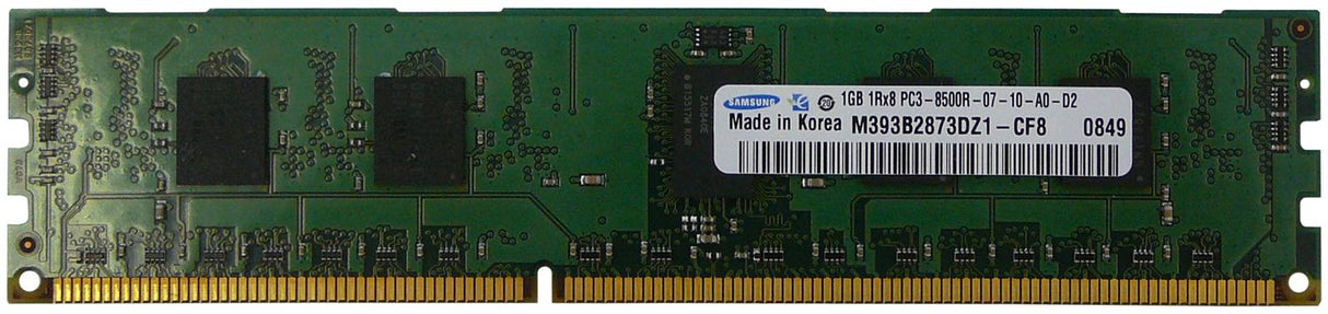 Memory Samsung 1GB 1Rx8 PC3-8500R DDR3-1066 M393B2873DZ1-CF8