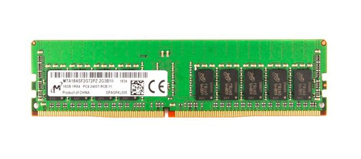 16GB 1Rx4 PC4-2400T Micron MTA18ASF2G72PZ-2G3B1II HP P/N: 809082-091