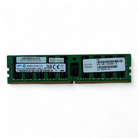 16GB, 2Rx4, PC4-2133P, Cisco P/N: UCS-MR-1X162RU-A, Samsung P/N: M393A2G40DB0-CPB0Q