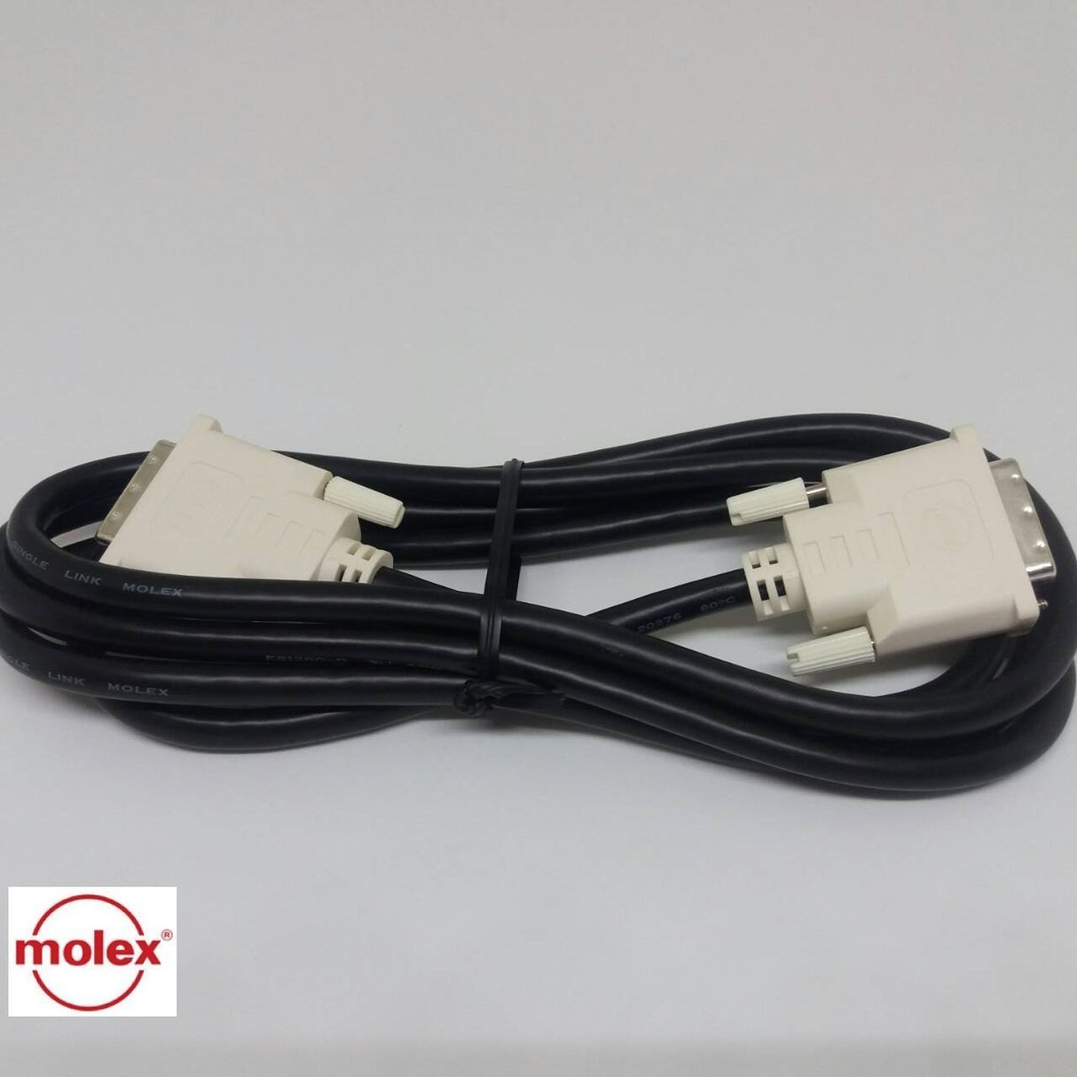 Molex DVI-D(M) to DVI-D(M) Single Link Cable, Black, 2m P/N: 887-6884-01NEW