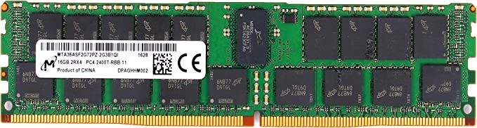 16GB 2Rx4 PC4-2400T Micron MTA36ASF2G72PZ-2G3B1QI Lenovo P/N: 46W0798