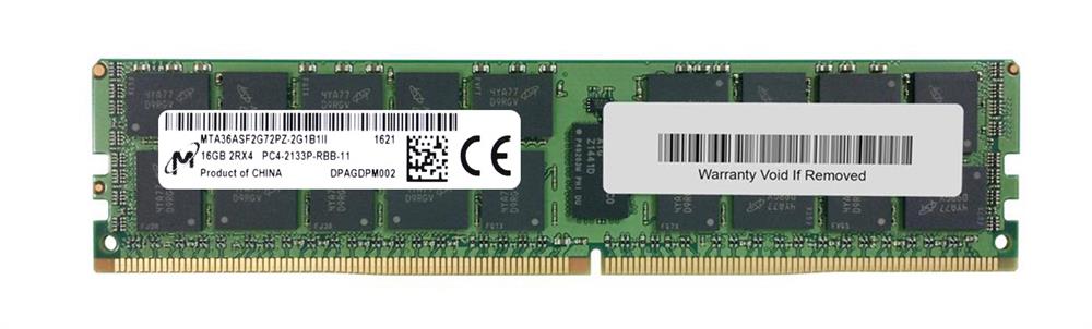 4GB 1Rx8 PC4-2133P Micron MTA9ASF51272PZ-2G1B1II HP P/N: 752367-081