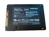 250GB SATA 2.5" SSD 6G Samsung 750 EVO MZ-750250 P/N: MZ7TY250