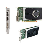 NVIDIA Quadro 2000 PCI-E X16 1GB GDDR5, 1x DVI-I 2x DisplayPort, HP P/N 612952-001